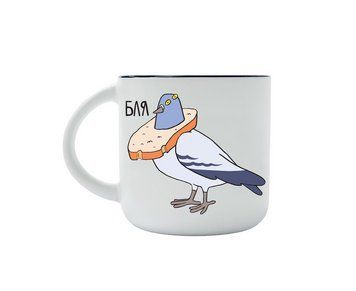 Чашка кавова блакитна "Голуб. Бл*" 350 мл 2684912813 фото