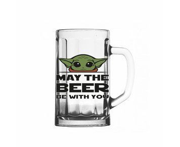 Бокалы для пива на подарок Пивной бокал "May the beer be with you" 2685157457 фото