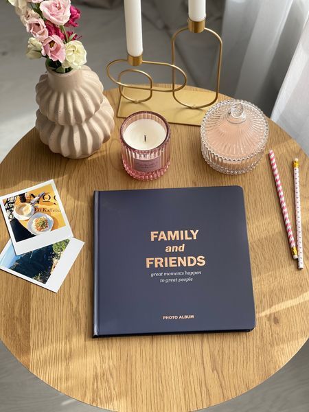 Подарунки молодятам на весілля фотоальбом Family and friends темно-синій 2624424446 фото