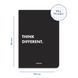 Блокнот у клітинку Think Different чорний 2596986209 фото 2