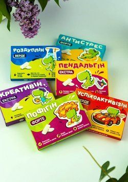 Жуйки і цукерки комплект із 6 жувальних гумок в формі таблеток 2574962986 фото